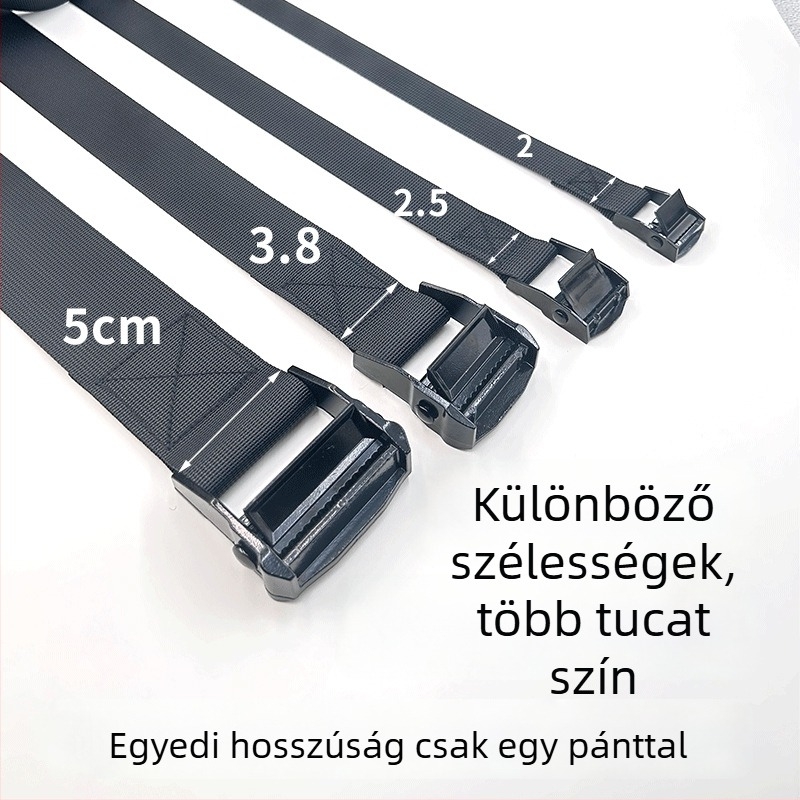 Cinkötvözetű csatos pánt ipari csomagoláshoz és kültéri tárgyak rögzítéséhez