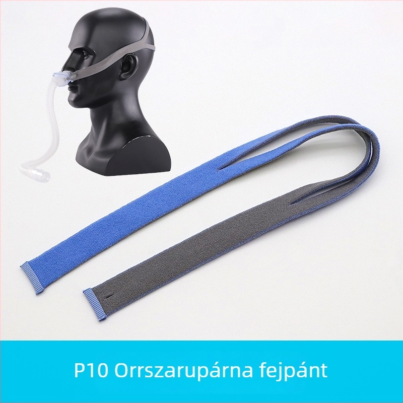 Ventilátormaszk fejvédő pánt – csere, kompatibilis a ResMed AirFit P10 orrnyílásos párnával