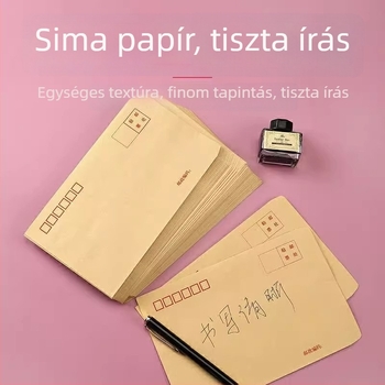 Kraft papír borítékok, postai standard borítékok, bérborítékok, készlet 5000 darab