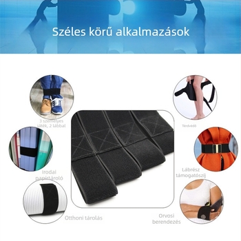 Rugalmas Velcro öntapadós kötszer, nylon–természetes kaucsuk keverék, többfunkciós orvosi és otthoni használatra, Flowers in the Clouds márka