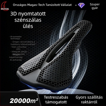 MOON ZS08 kerékpárnyereg | szénszálas | sportos stílus | alkalmas hagyományos kerékpárhoz