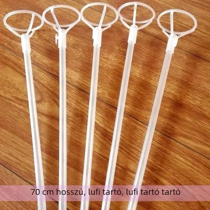 Lufipálca tartó - PVC, kör alakú, díszítő ballonhoz kompatibil, logó nélküli