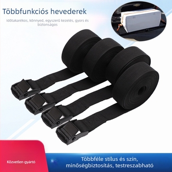 2,5 cm széles autófuvarrögzítő heveder cink ötvözet csattal