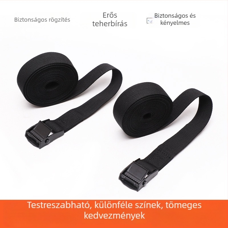 2,5 cm széles autófuvarrögzítő heveder cink ötvözet csattal