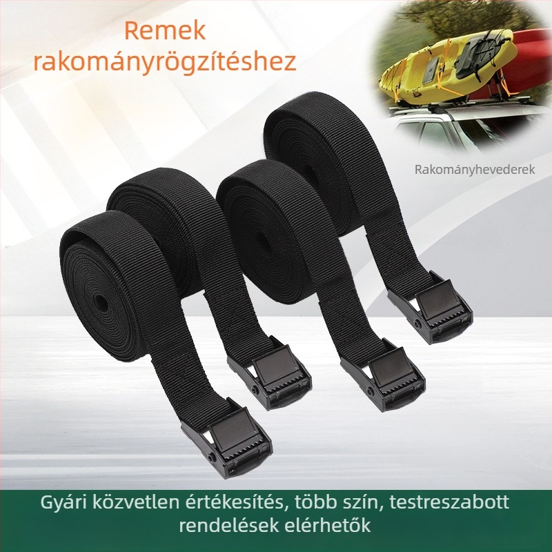 2,5 cm széles autófuvarrögzítő heveder cink ötvözet csattal