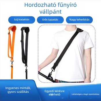 Taohua Állítható vállpánt fűnyíróhoz – nehéz felépítésű pánt, nylon/poliészter keverék, nylon Velcro