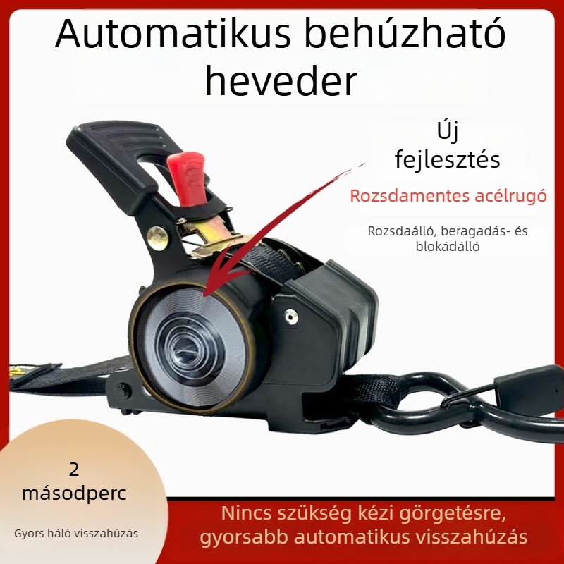 Személyre szabható poliészter autó- és motorkerékpár rögzítő szalag, mozgáshoz és rögzítéshez