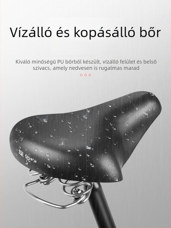 Sharp vízálló kerékpárnyereg PU párnával, magas elasztikus ütéscsillapítással hegyi kerékpárokhoz