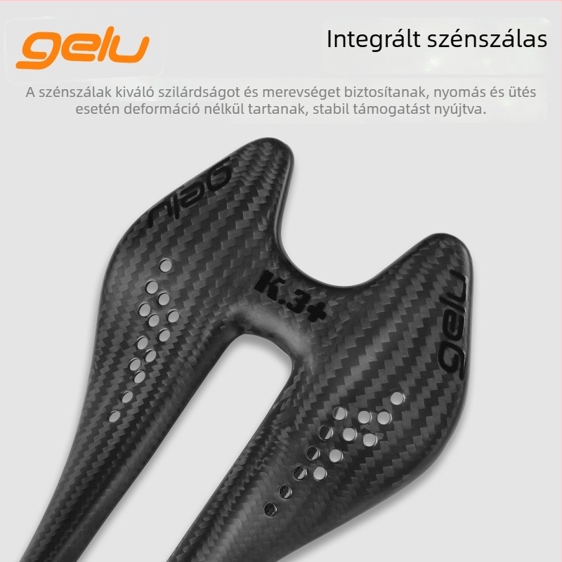 Gelu K.3+ kerékpárnyereg, szénszálas alap