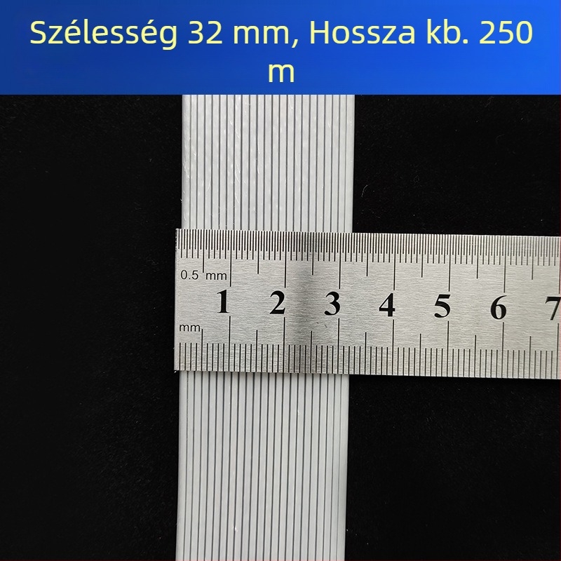 Poliészter rostból készült csomagoló szalag, kézzel készített