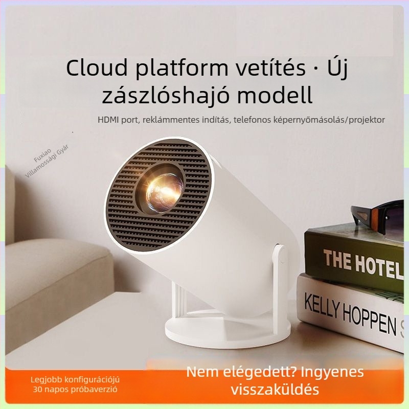 Projektor HDMI-vel telefonról történő vetítéshez, 1080p, 9800 lm, 60W
