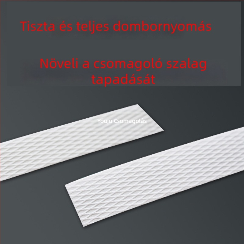 PP csomagoló szalag, modell 1415, húzóerő 150 kg, testreszabható, csomagoláshoz