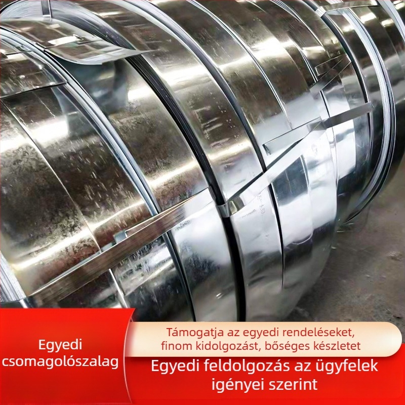 Q235 Magas szilárdságú kék bevonatú vas heveder csomagoláshoz, 12/16/19/25 mm
