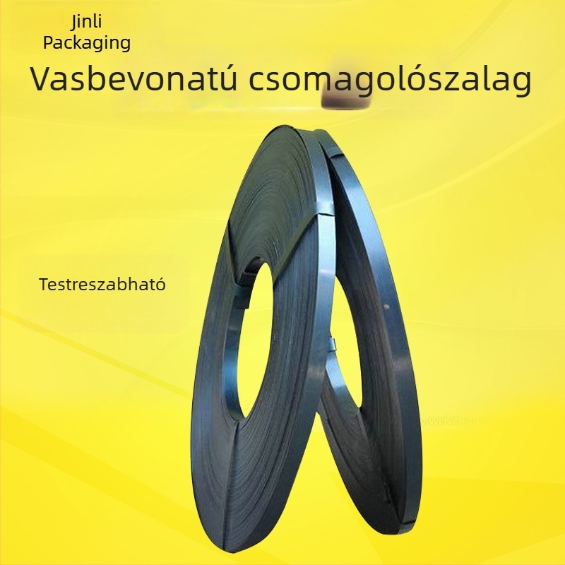 Kézzel készített kék temperált acél csomagoló szalag, 16/19/32 mm