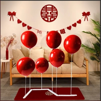 Asztali lufitartó – műanyag, beltéri használat, sporteseményekhez