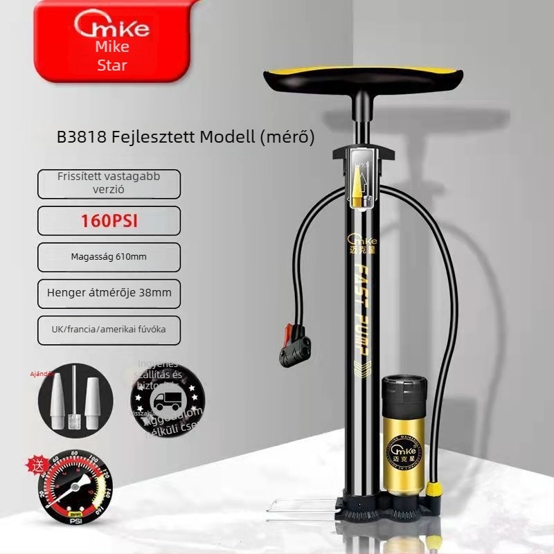 Elektromos légpumpa — univerzális kerékpárokhoz, autókhoz és kosárlabdához; magas nyomású, márka Strong merchants