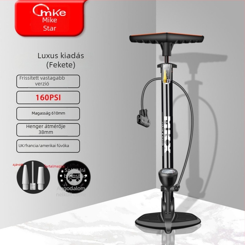 Elektromos légpumpa — univerzális kerékpárokhoz, autókhoz és kosárlabdához; magas nyomású, márka Strong merchants