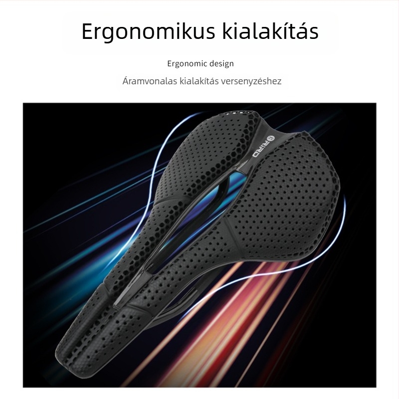 Riro karbon szálas kerékpárnyereg, 3D-nyomtatott, ultrakönnyű, üreges, légáteresztő, út- és terep kerékpárokhoz