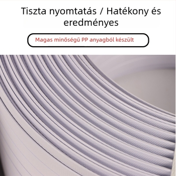 Gépcsomagoló szalag, 0,8 mm, 60 kg húzási szilárdság, 10 kg súly, nehéz áruk csomagolása, polipropilén