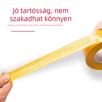 Csomagoló szalag BOPP filmmel, vízbázisú ragasztó (vastagság: 52; hőmérséklet-tűrés: -20–40 °C; tapadás: erős)