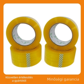 Csomagolós szalag, magas viszkozitású vízbázisú ragasztó, BOPP filmmel, csomagolás zárásához