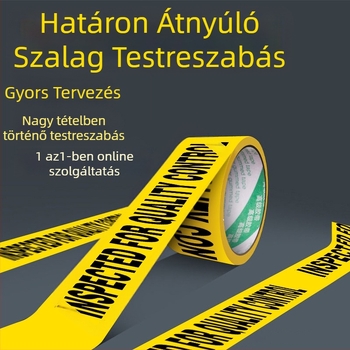 Csomagoló szalag 52 μm BOPP-filmből, nyomásérzékeny ragasztóval, logisztikai csomagoláshoz és e-kereskedelemhez, -30°C-tól 120°C-ig.