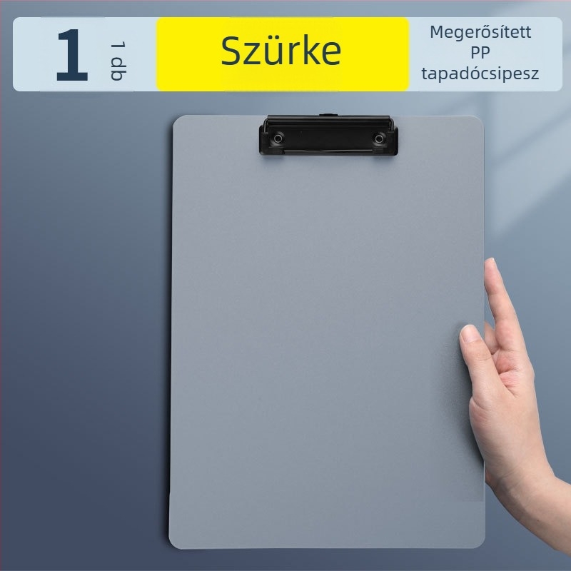 Műanyag clipboard erős csíptetővel és lemezfogóval — Reverse márka, modell difnabg set