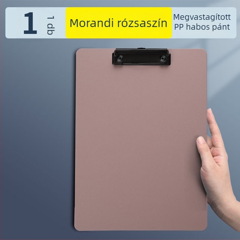 Műanyag clipboard erős csíptetővel és lemezfogóval — Reverse márka, modell difnabg set