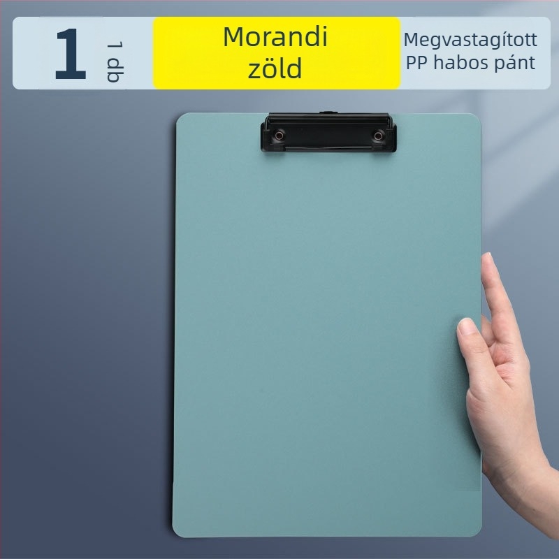 Műanyag clipboard erős csíptetővel és lemezfogóval — Reverse márka, modell difnabg set