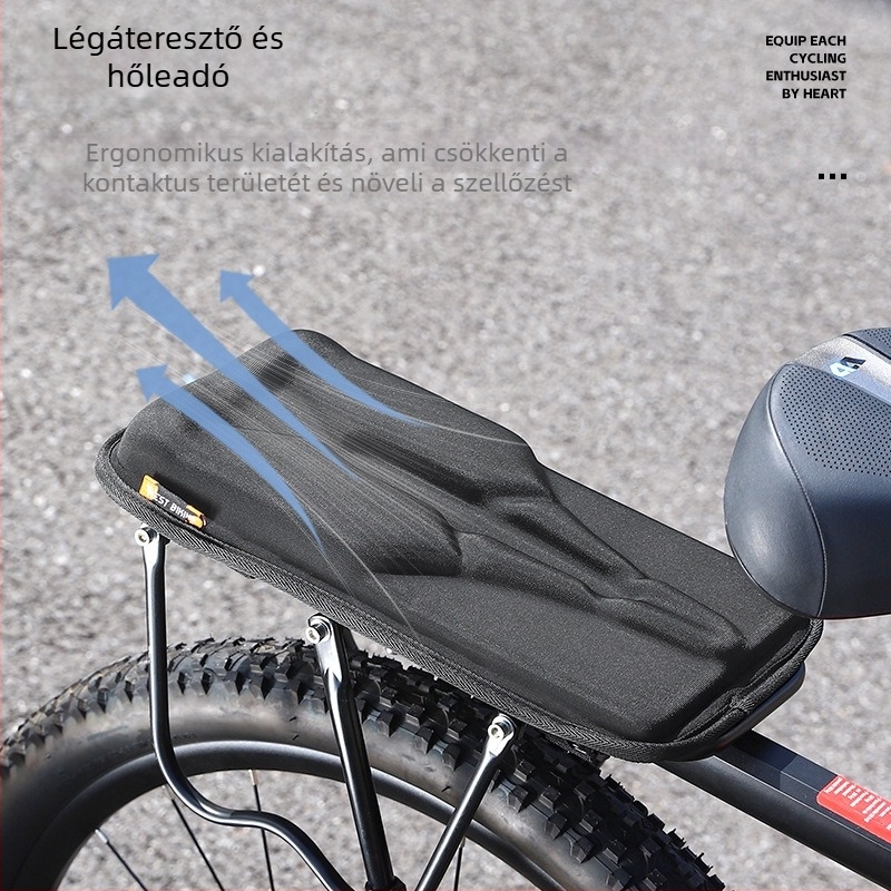 West Biking YP0801233 kerékpárnyereg – hátsó párna; Lycra, 2.0CR, milk silk, 600D Oxford anti-csúszó anyag; közönséges kerékpárokhoz