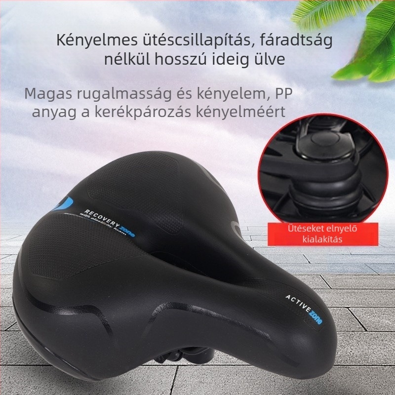 JUYOU Saddle-165 kerékpárnyereg latex párnával, kompatibil hegyi- és városi kerékpárokkal