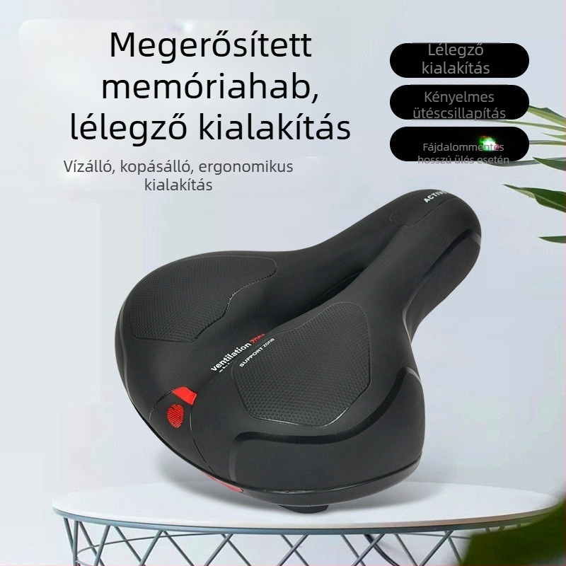 JUYOU Saddle-165 kerékpárnyereg latex párnával, kompatibil hegyi- és városi kerékpárokkal