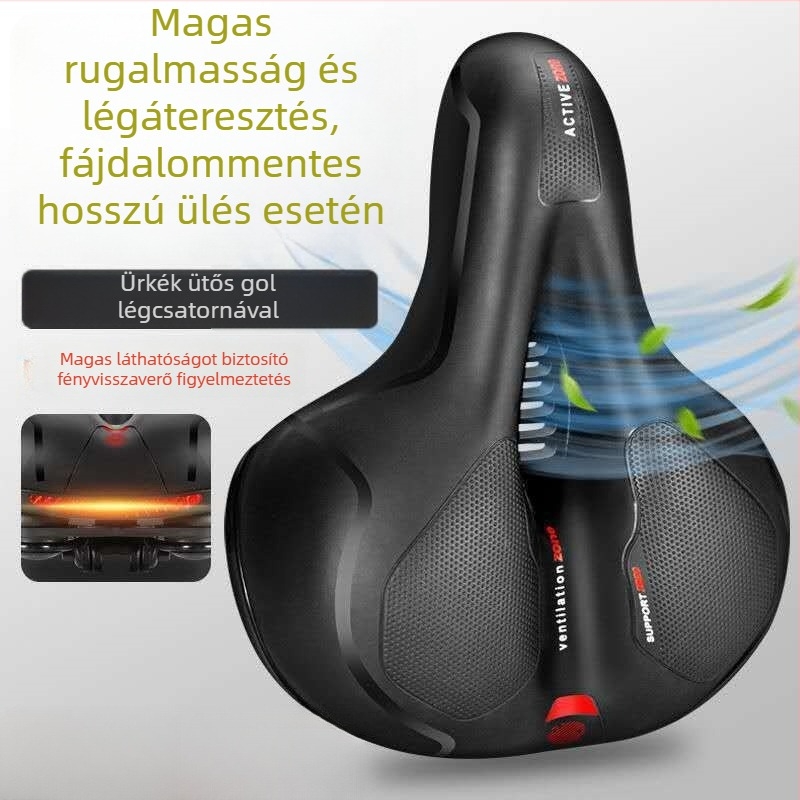 JUYOU Saddle-165 kerékpárnyereg latex párnával, kompatibil hegyi- és városi kerékpárokkal