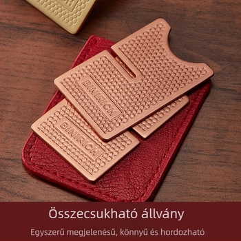 Leválasztható fém szivartartó — mini hordozható, ajándékdobozzal