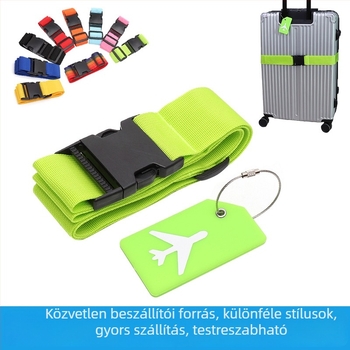 Állítható poggyászszalag repülőgép mintával és hőtranszferrel készült szövött szalag