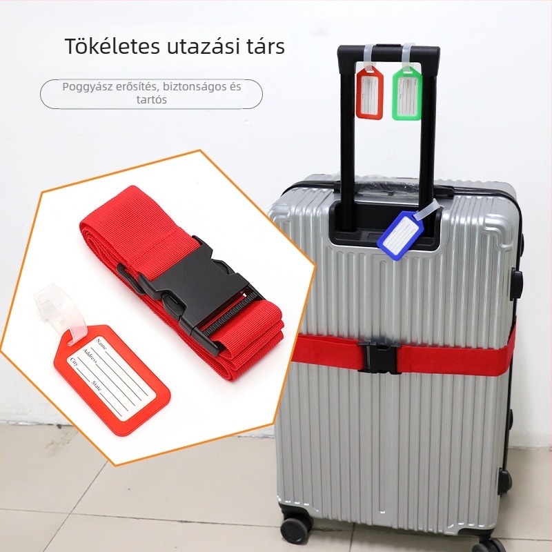 Állítható poggyászszalag repülőgép mintával és hőtranszferrel készült szövött szalag