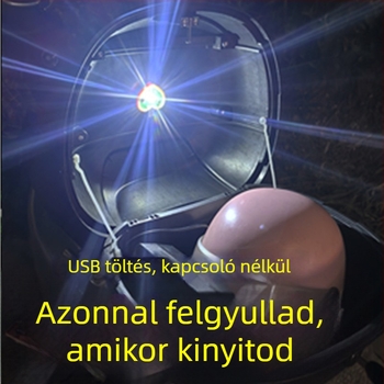 Indukciós LED világítás csomagtartóhoz elektromos robogó/motorkerékpárhoz (Anyag: PC; Feszültség: 5V)