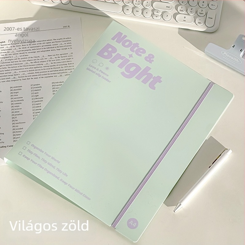 Wengu Hysn005 PP Egyszeres csíptetős tároló mappa
