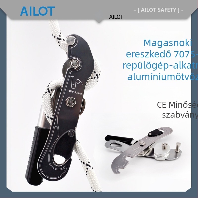 Lefelé ereszkedő eszköz – AILOT, 7075-ös repülőipari alumíniumötvözet, méretek 218 × 66 mm, csomagolás 50 db