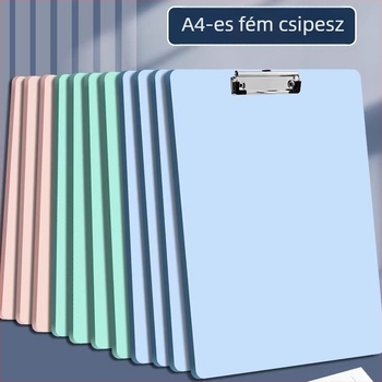 A4-es klipboard falra akasztható – diák írási tábla és irodai alátét, vastagított felülettel