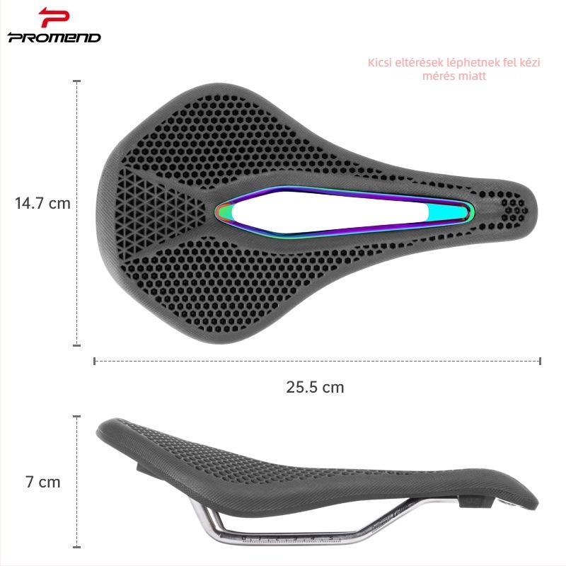 Promend SD-577 Mountain bike nyereg – gumi, nylon és krómozott ív