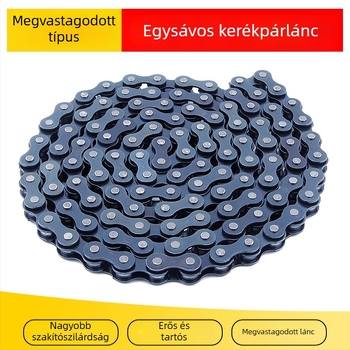 Red Star kerékpárlánc, egysebességes, acél, 1,4 m hosszú, 114 láncszem