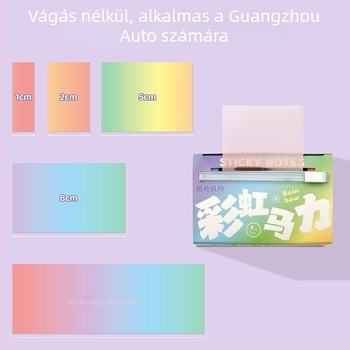 Zi yi Kihúzható ragasztós jegyzetek, 6 belső oldal, alapcsomagolás