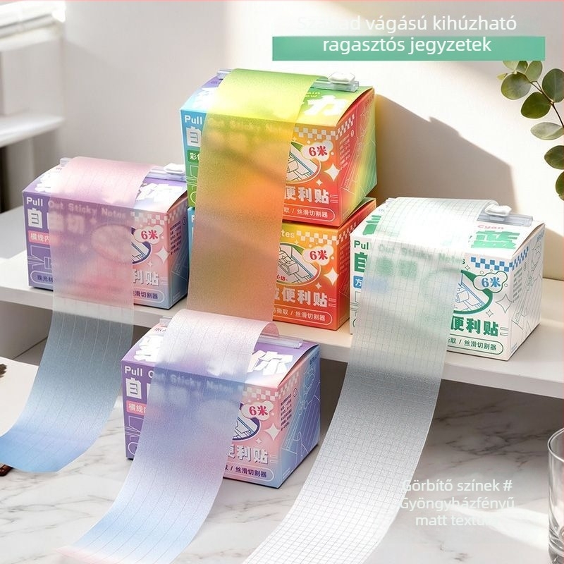 Zi yi Kihúzható ragasztós jegyzetek, 6 belső oldal, alapcsomagolás