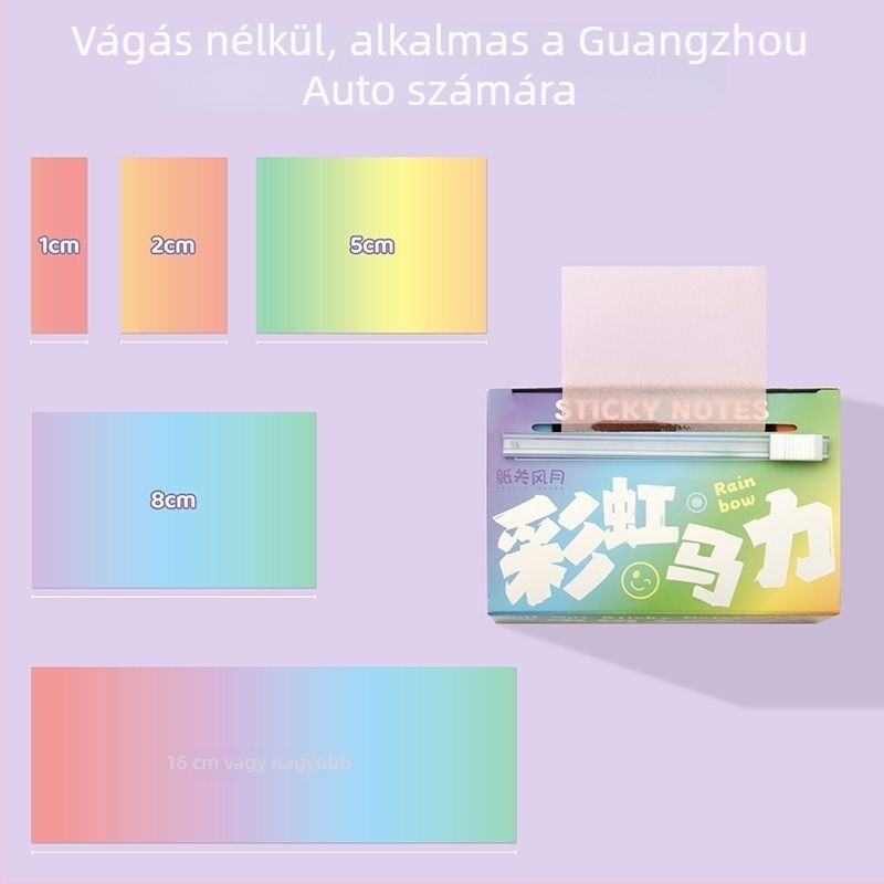 Zi yi Kihúzható ragasztós jegyzetek, 6 belső oldal, alapcsomagolás