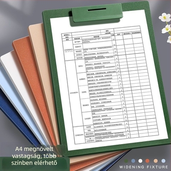Klipboard egyetlen erős fém klippel és írófelülettel dokumentumokhoz