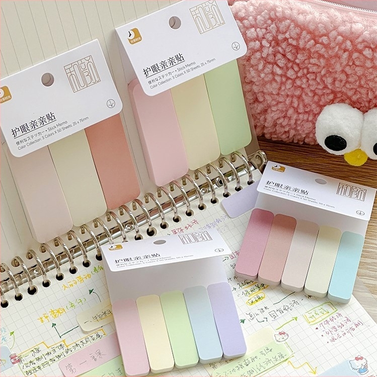 Post-it jegyzettömbök általános iskolások és középiskolások számára, hordozható kiváló minőségű címkés jegyzetek, 150 oldal