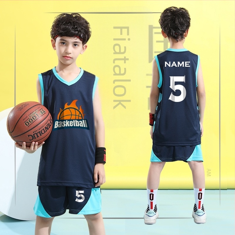 Gyerekeknek reverszibil kosaras mezszett fiúknak — Milk Silk, 100% poliészter, bélés Milk Silk, minden évszakra