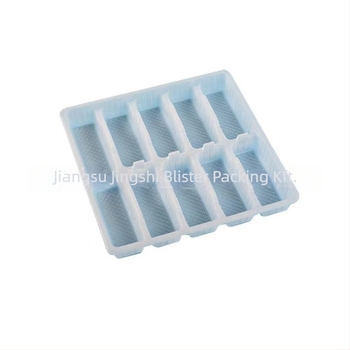 Gombóc/dumpling kiszállító doboz 10 rekesszel, egyszer használatos, PP műanyagból, fagyasztóbarát, dumplingekhez és tavaszi tekercsekhez