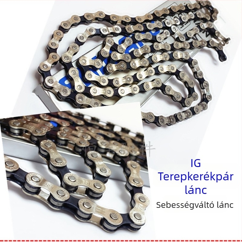 Hegymászó kerékpár lánc, modell 116, vasból